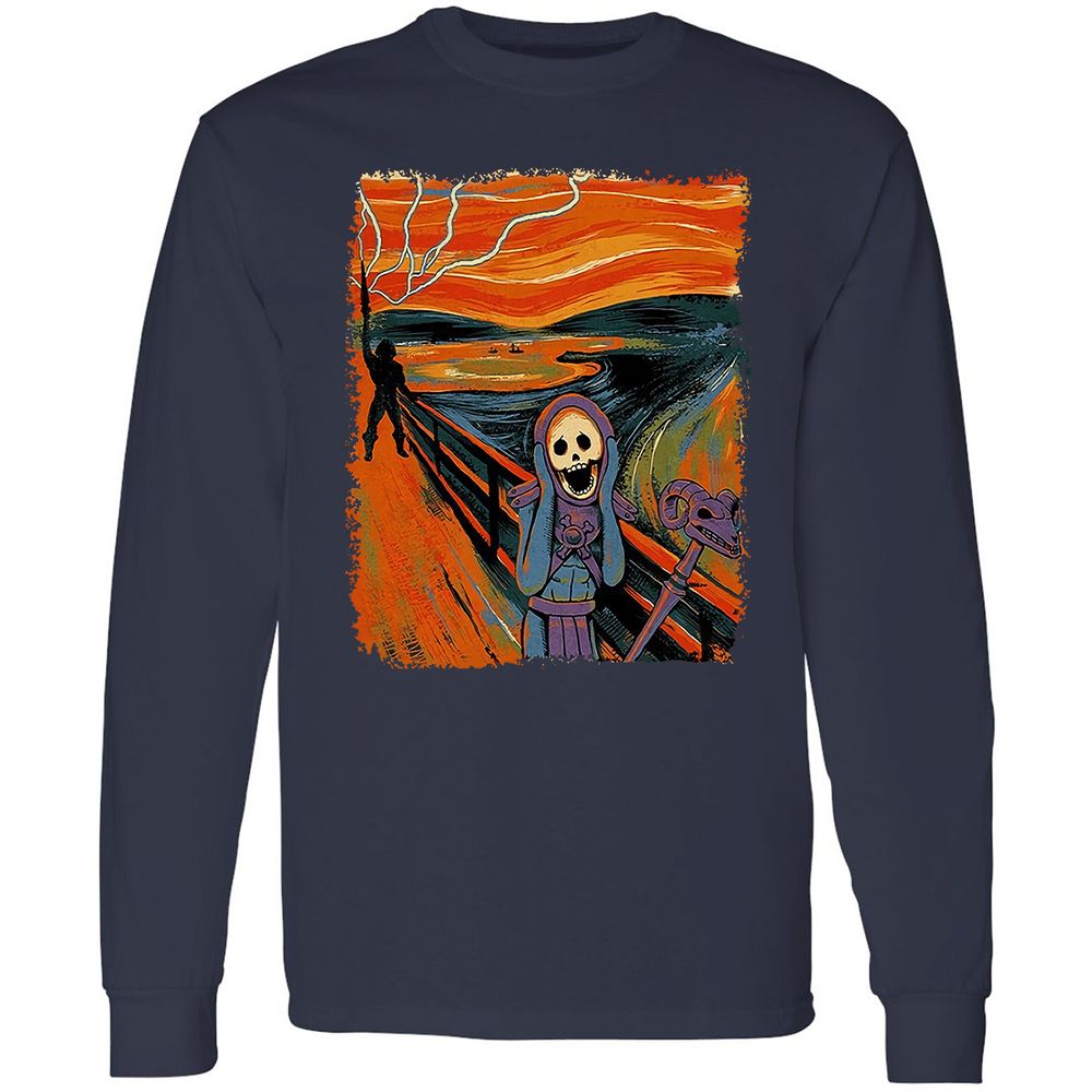 Long Sleeve T-Shirt - QTWS9E9F - Navy - 2