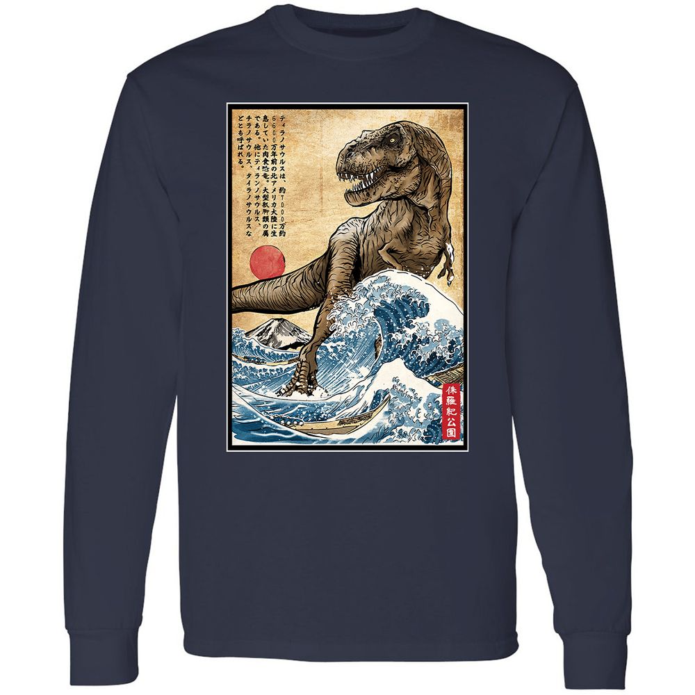 Long Sleeve T-Shirt - 4PPNNXSD - Navy - 2