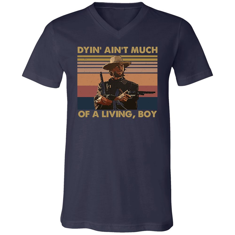 Unisex V-Neck T-Shirt - 2ZWNTPCW - Navy - 2