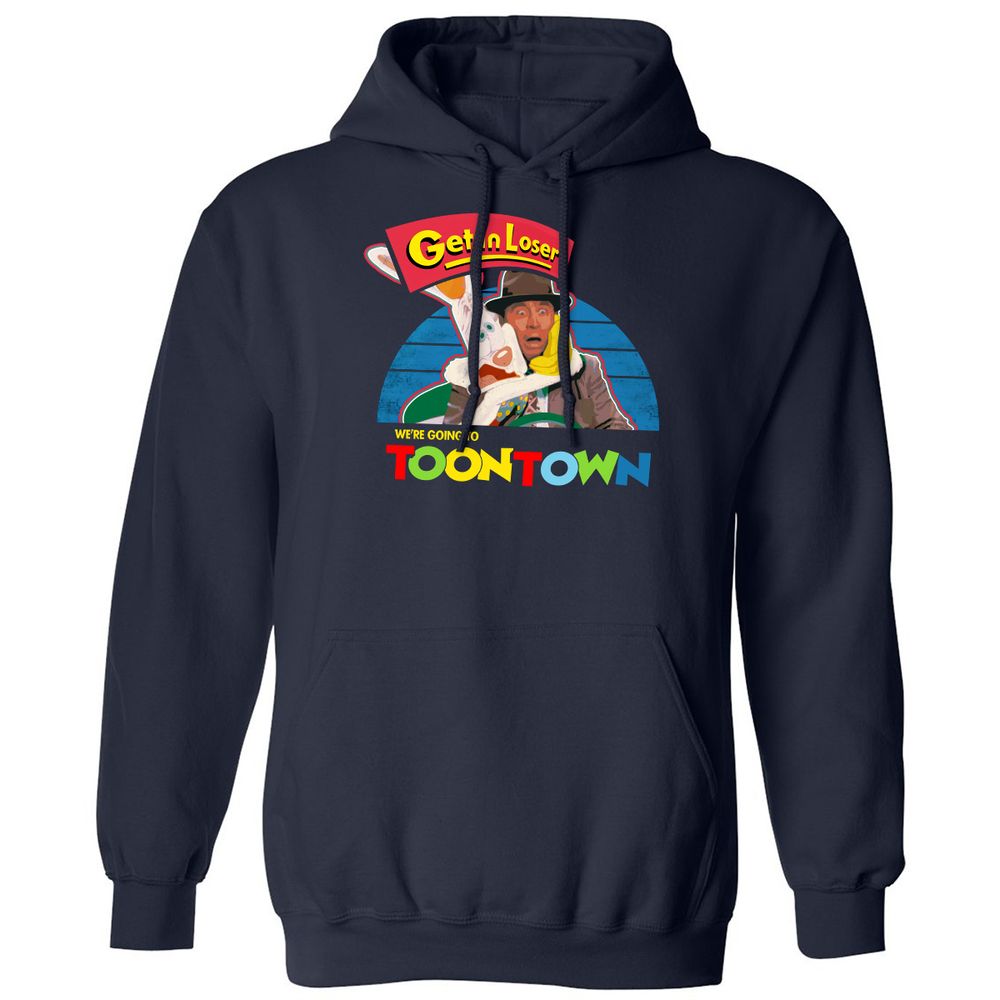 Classic Unisex Hoodie - QSCJLXMW - Navy - 2