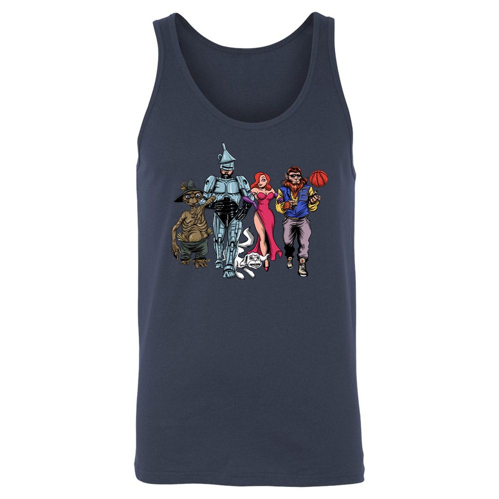 Unisex Jersey Tank - 4VWBQ1D4 - Navy - 2