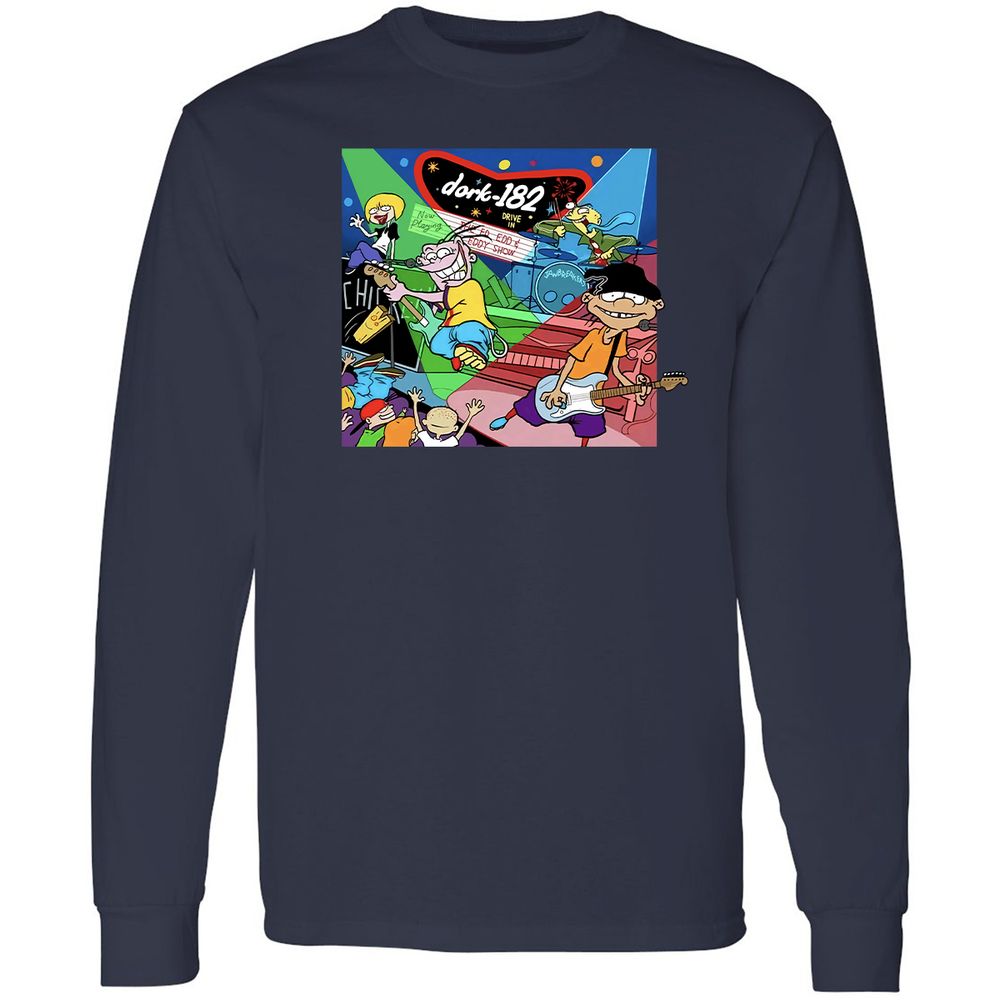 Long Sleeve T-Shirt - TQ876P47 - Navy - 2