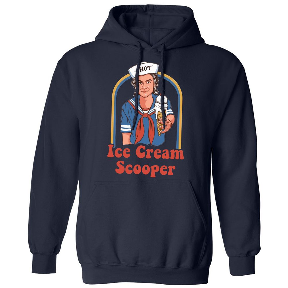 Classic Unisex Hoodie - ZZWQRQU4 - Navy - 2