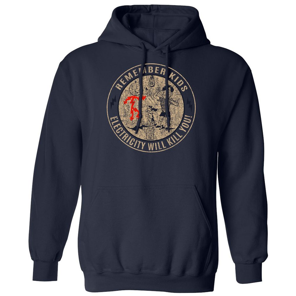 Classic Unisex Hoodie - Q5YVXBE3 - Navy - 2
