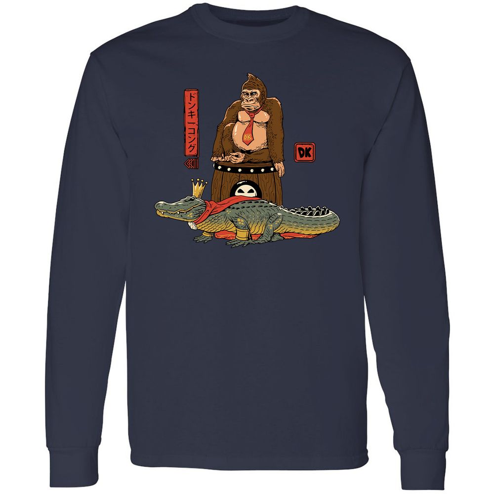 Long Sleeve T-Shirt - CA9M4FB2 - Navy - 2