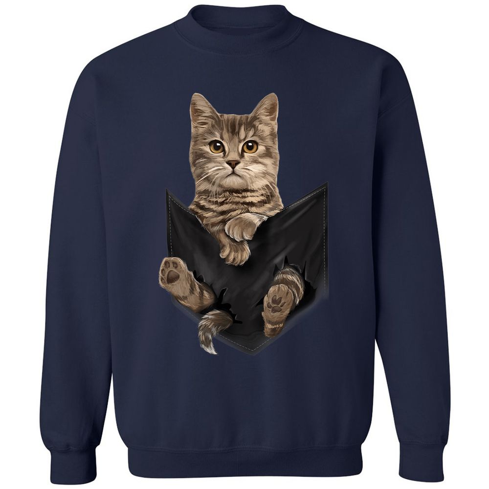 Classic Unisex Sweatshirt - 7RU9M2ZM - Navy - 2