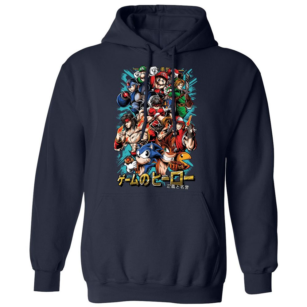 Classic Unisex Hoodie - RGVKNX31 - Navy - 2