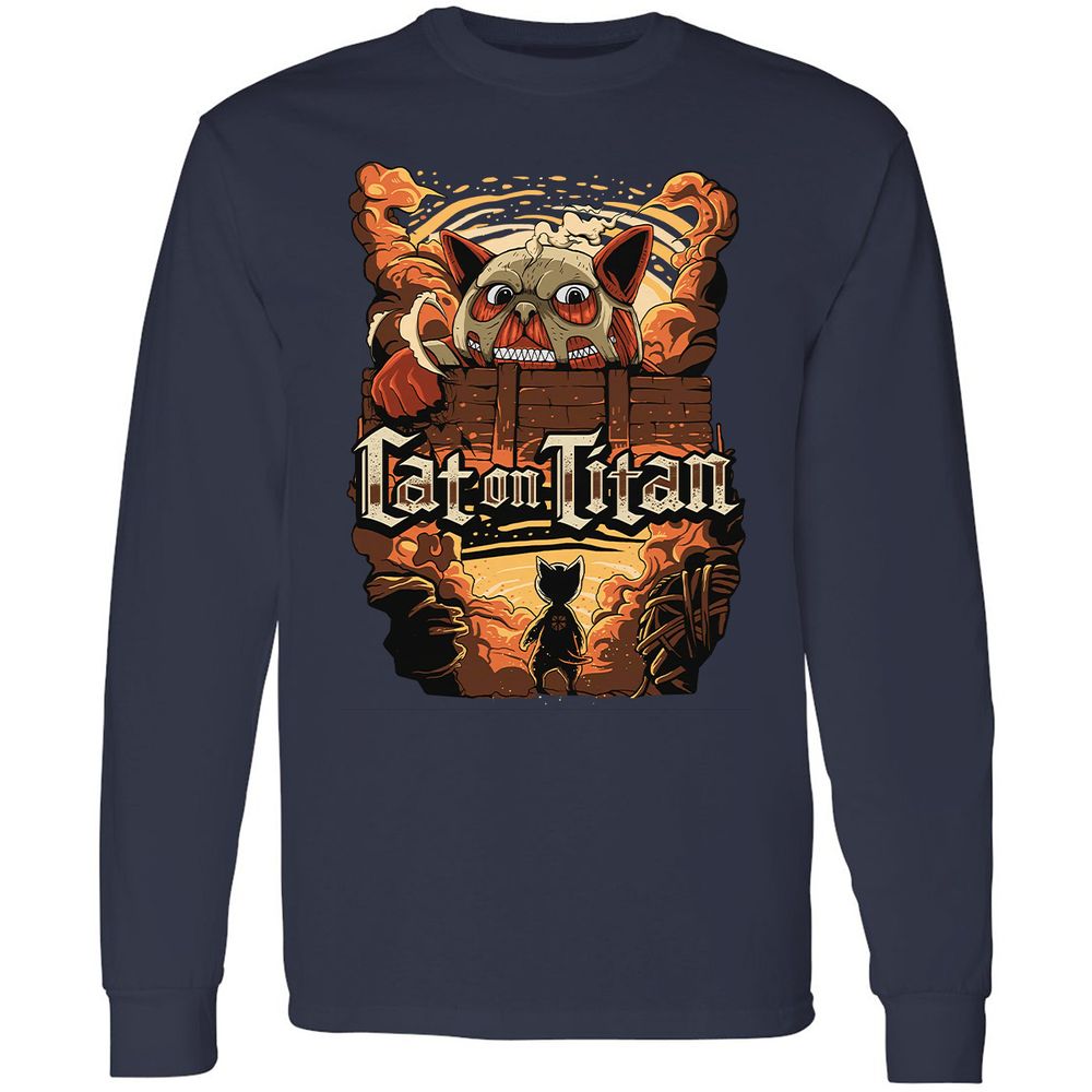 Long Sleeve T-Shirt - E299T52W - Navy - 2