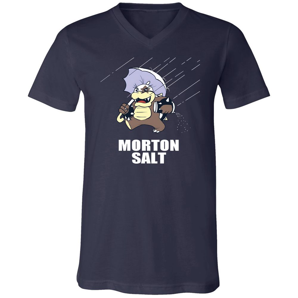 Unisex V-Neck T-Shirt - HW4VAVHD - Navy - 2