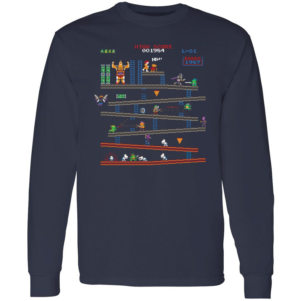 Long Sleeve T-Shirt - JN7Z9AUW - Navy - 2