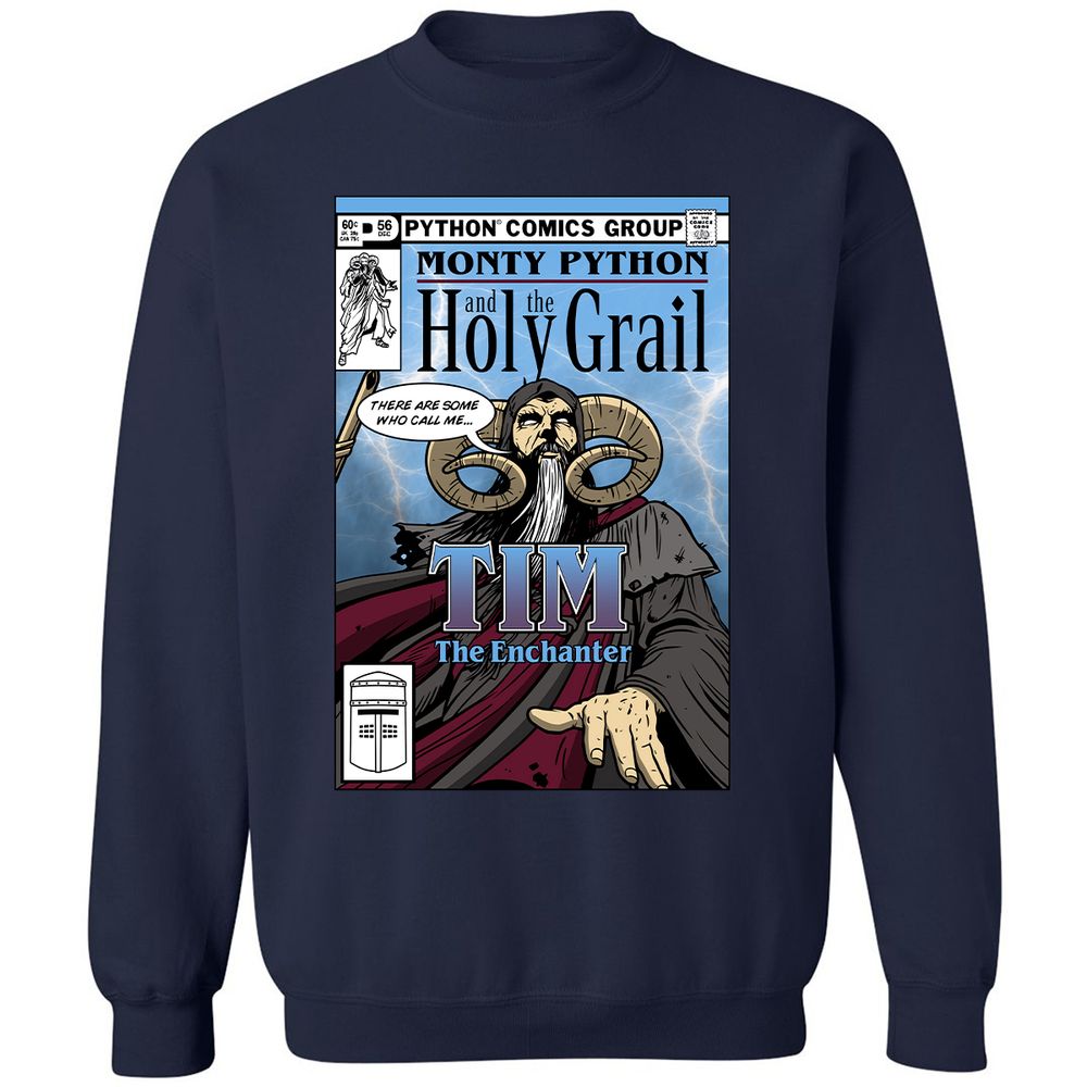 Classic Unisex Sweatshirt - QHBHYDUC - Navy - 2