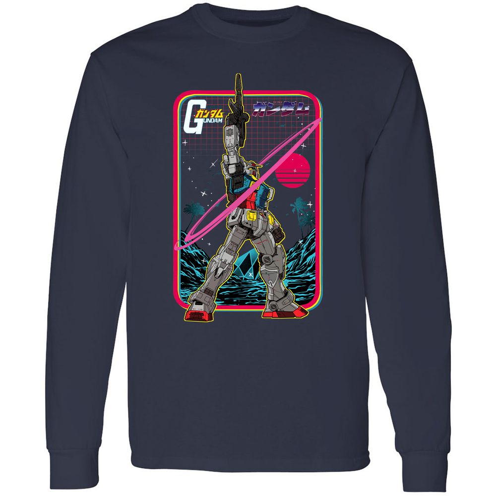 Long Sleeve T-Shirt - CVKQEWF9 - Navy - 2
