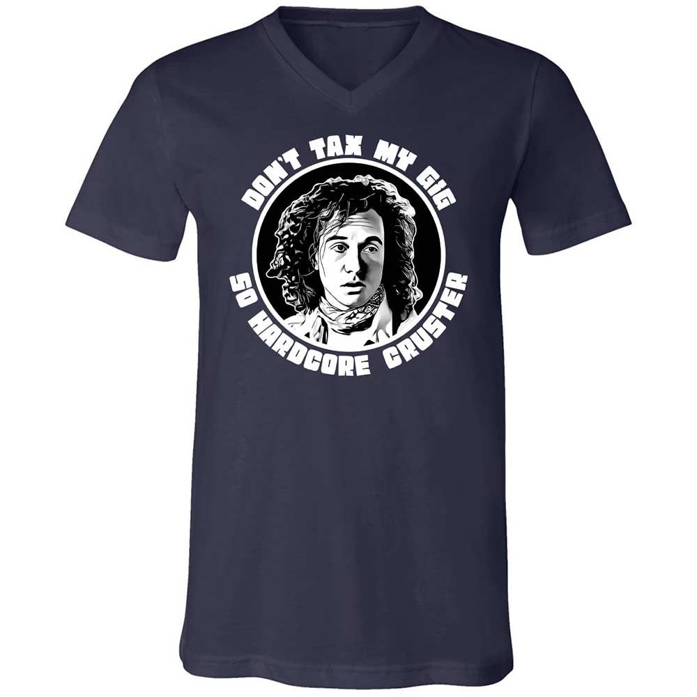 Unisex V-Neck T-Shirt - 5F8L6DXV - Navy - 2