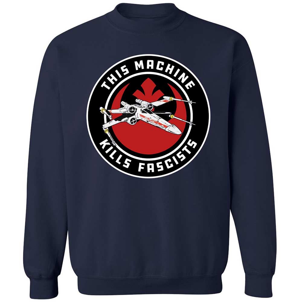 This Machine Kills Fascists - Navy - 2