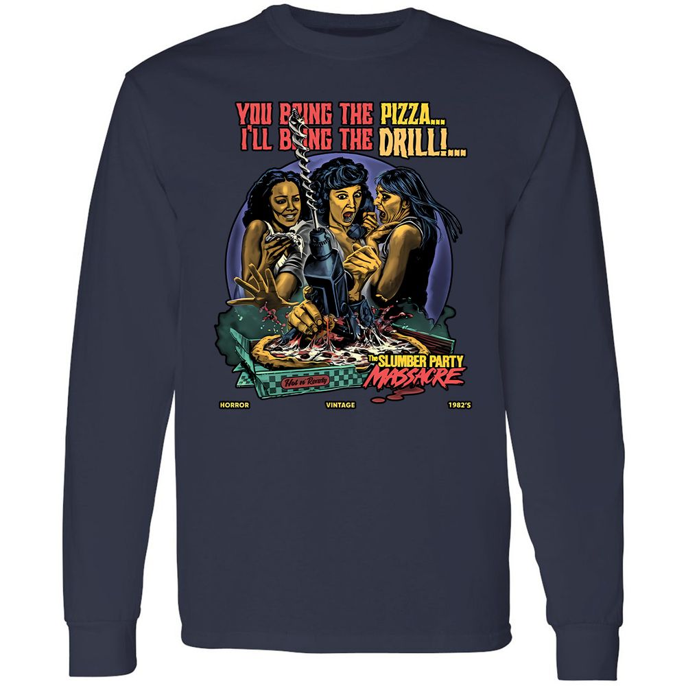 Long Sleeve T-Shirt - WVC5Q7X5 - Navy - 2