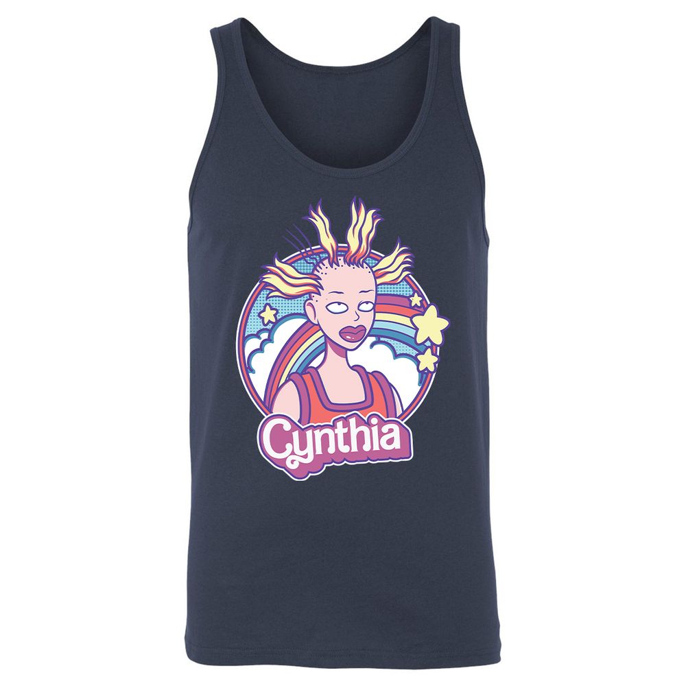 Unisex Jersey Tank - DEMCFSKQ - Navy - 2