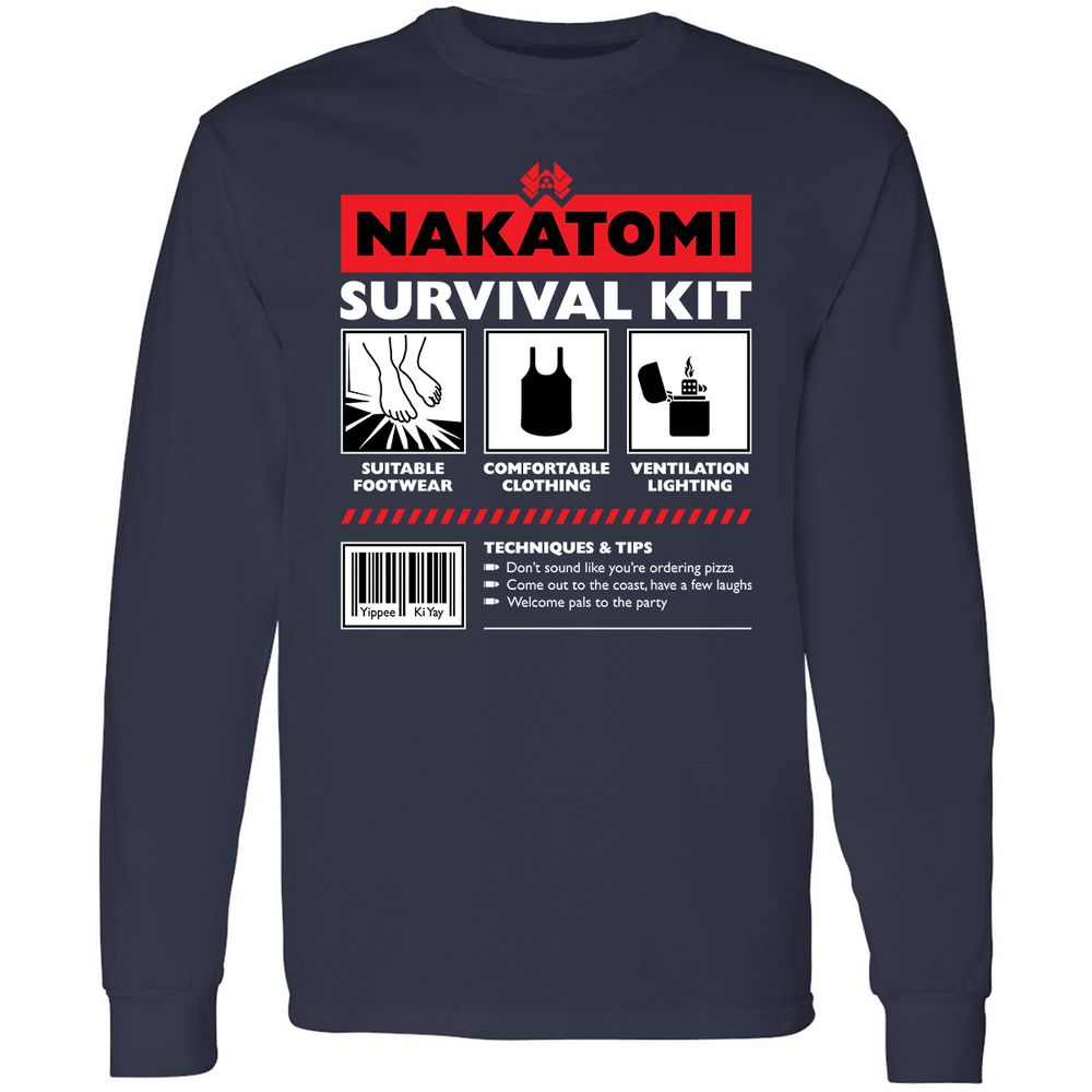 Long Sleeve T-Shirt - SKBS9EKK - Navy - 2