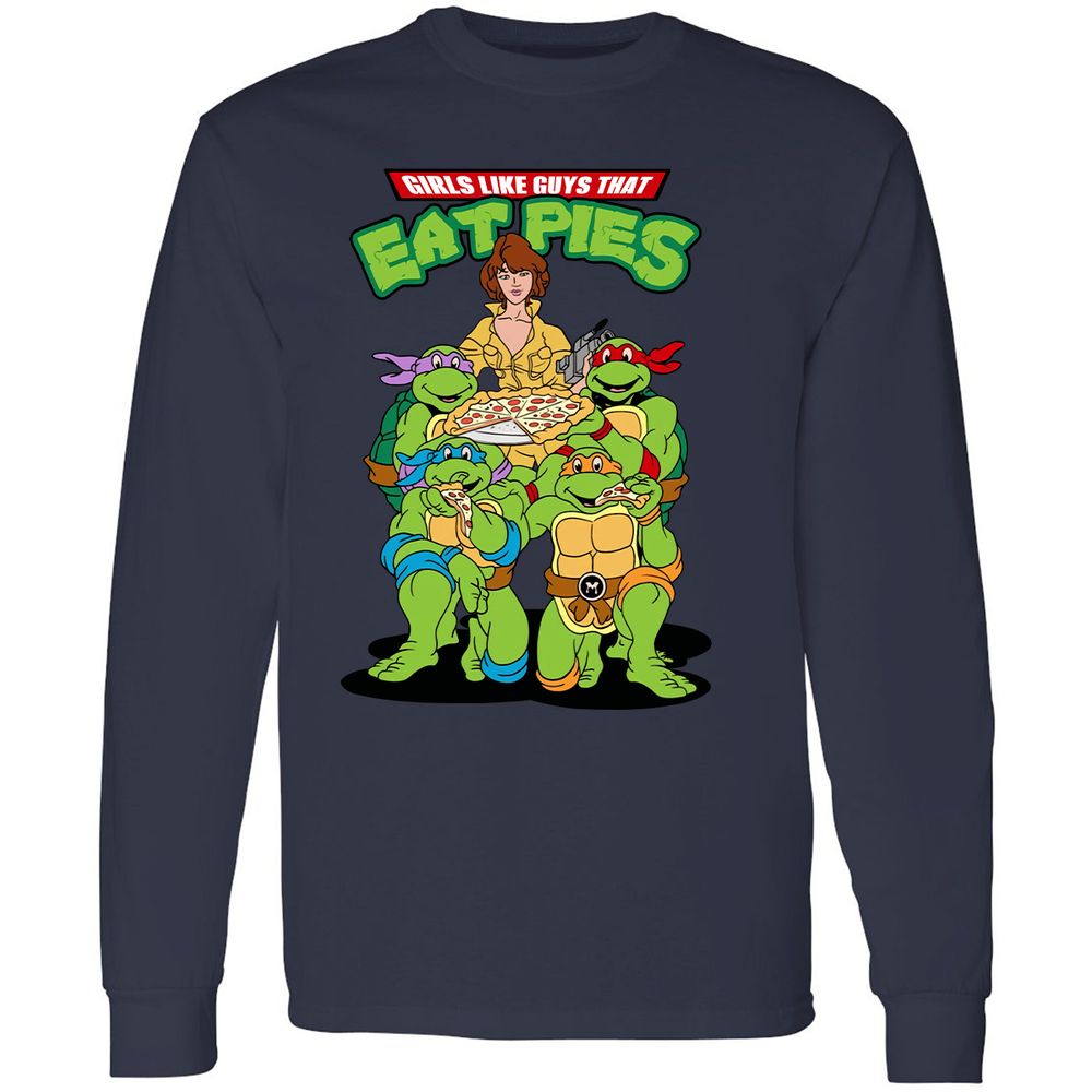 Long Sleeve T-Shirt - CTLLWPN2 - Navy - 2