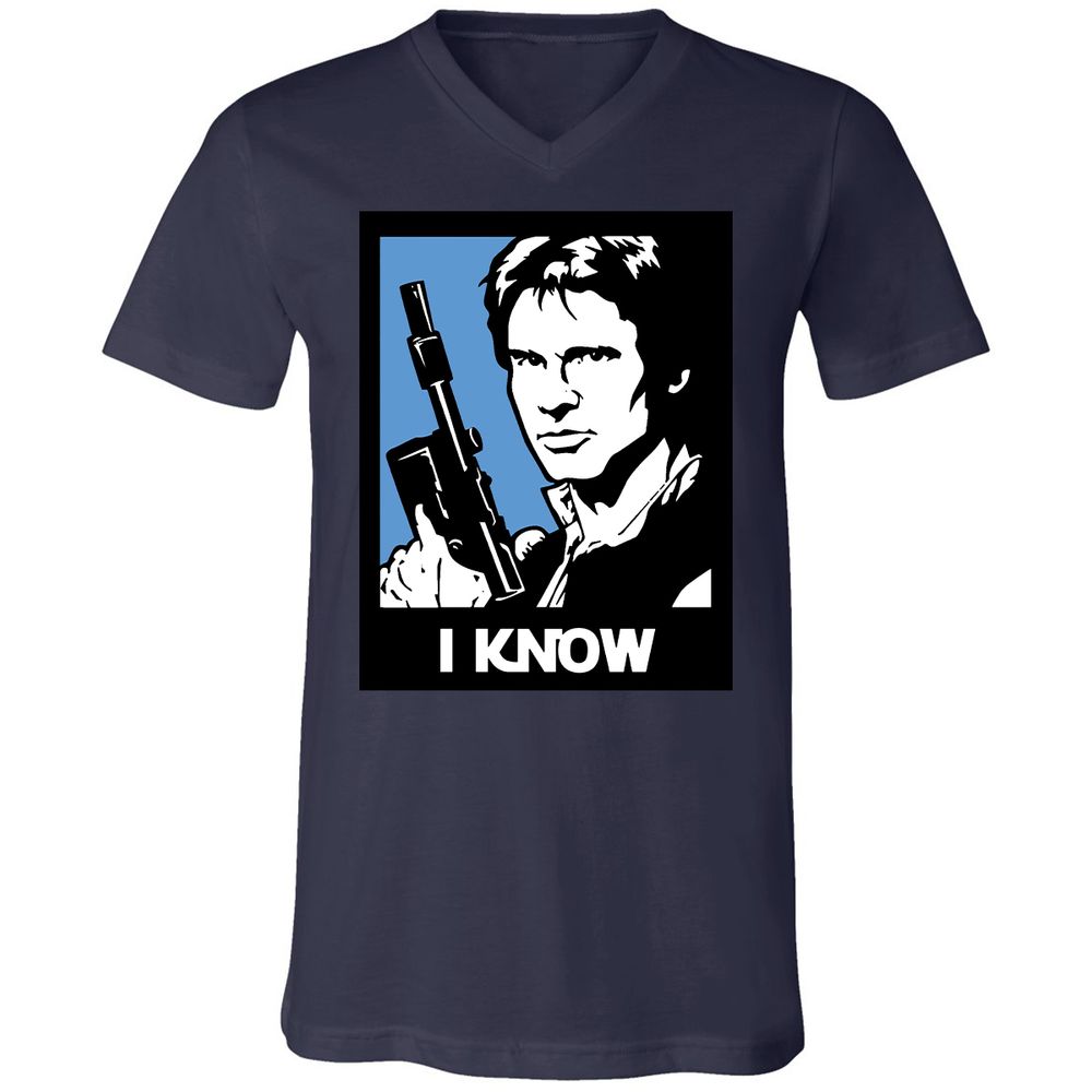 Unisex V-Neck T-Shirt - MUECGM5N - Navy - 2
