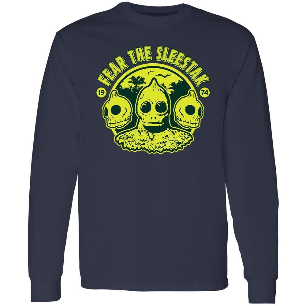 Long Sleeve T-Shirt - DMJRGT94 - Navy - 2