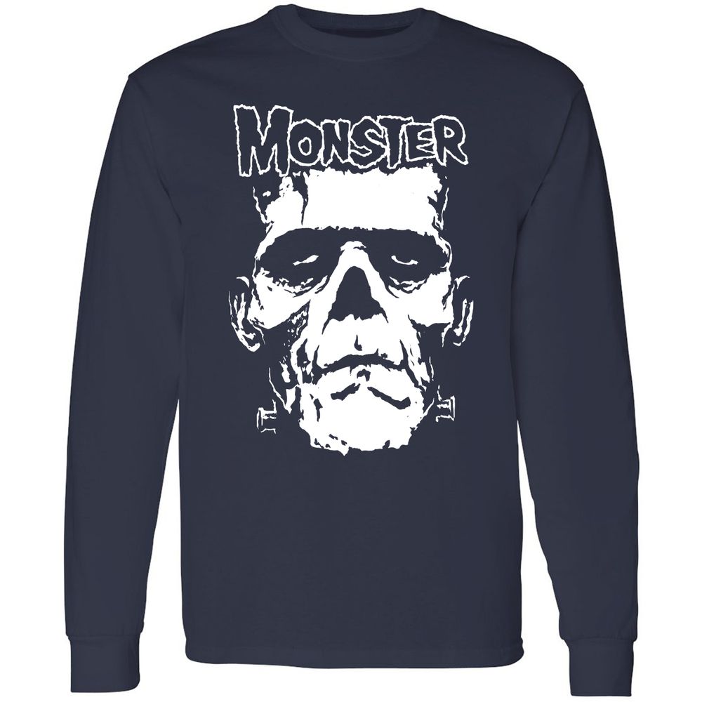 Long Sleeve T-Shirt - HRBVT42D - Navy - 2