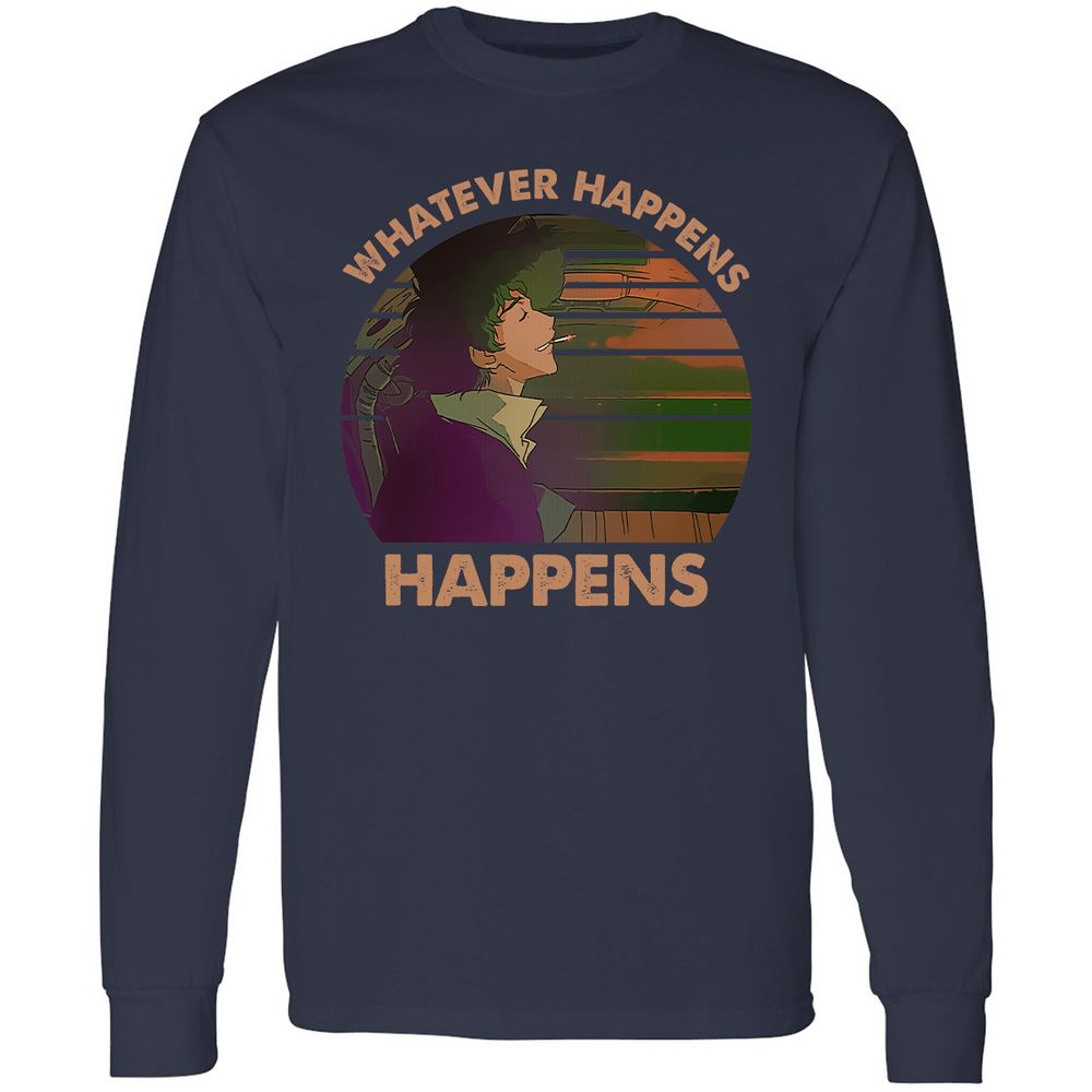 Long Sleeve T-Shirt - EXMBYG9J - Navy - 2