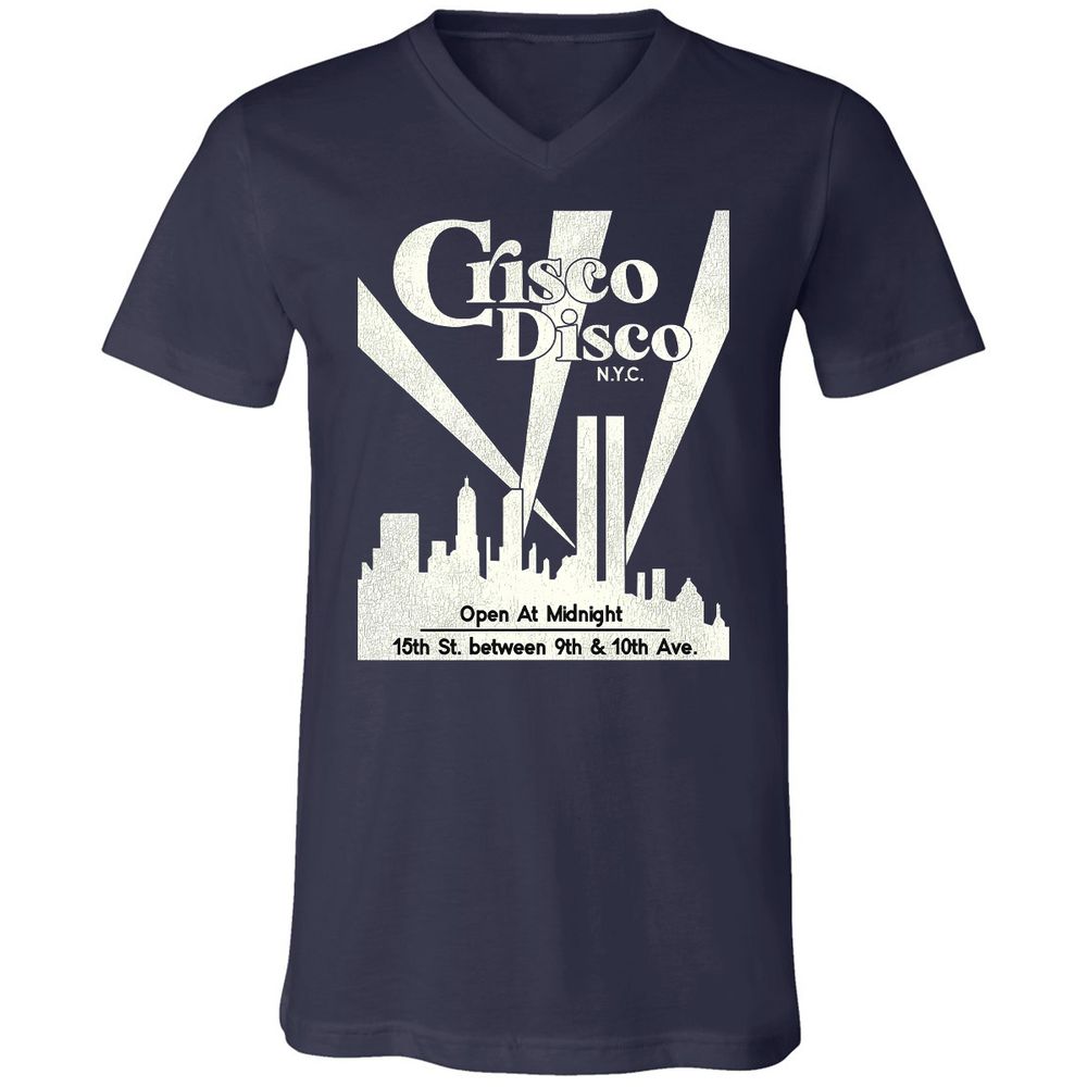 Unisex V-Neck T-Shirt - LZE1826K - Navy - 2