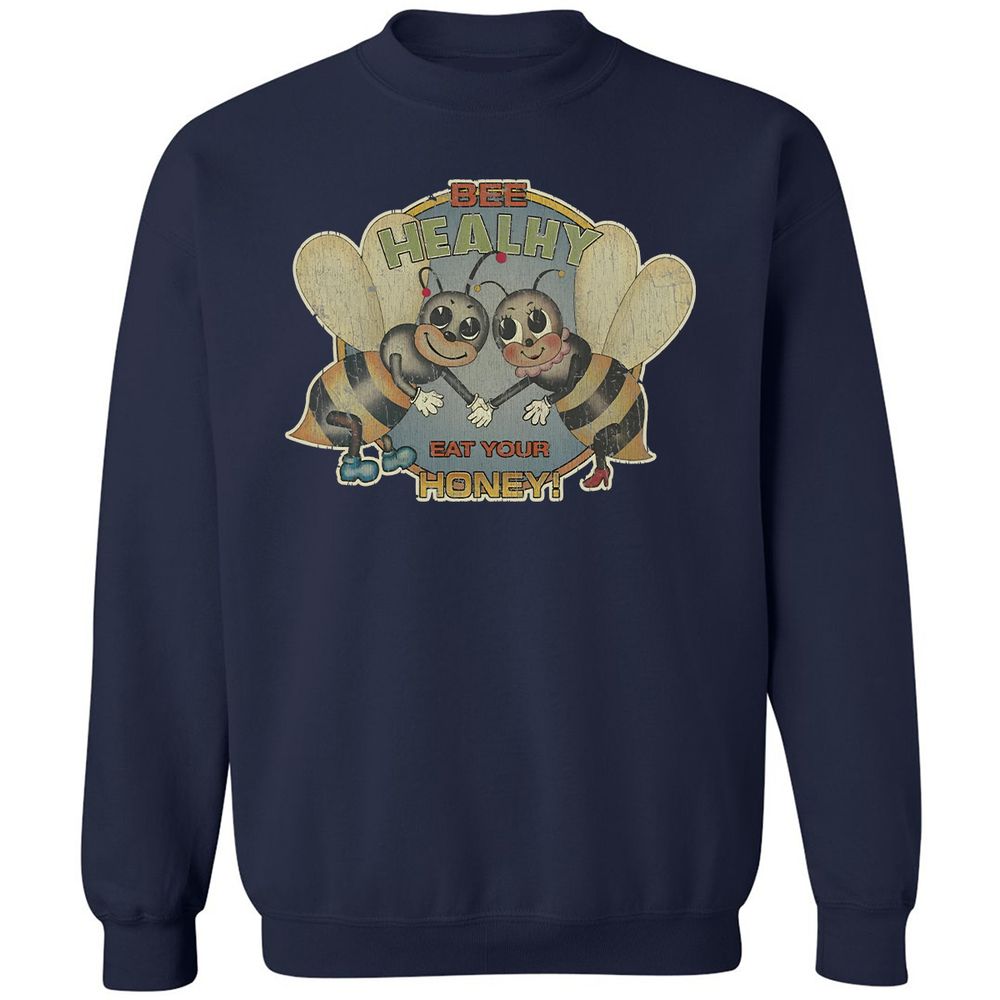 Bee Healthy Eat Your Honey - Navy - 2