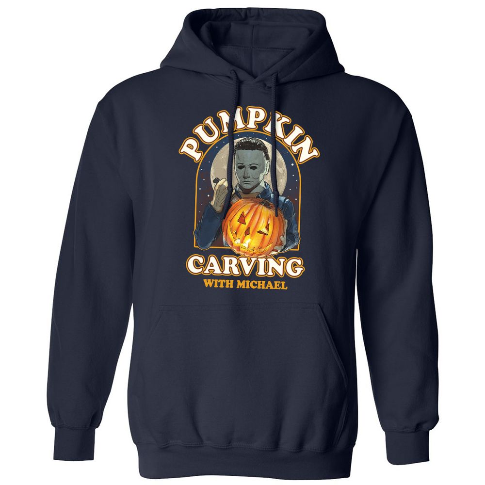 Classic Unisex Hoodie - XBHF6B7A - Navy - 2