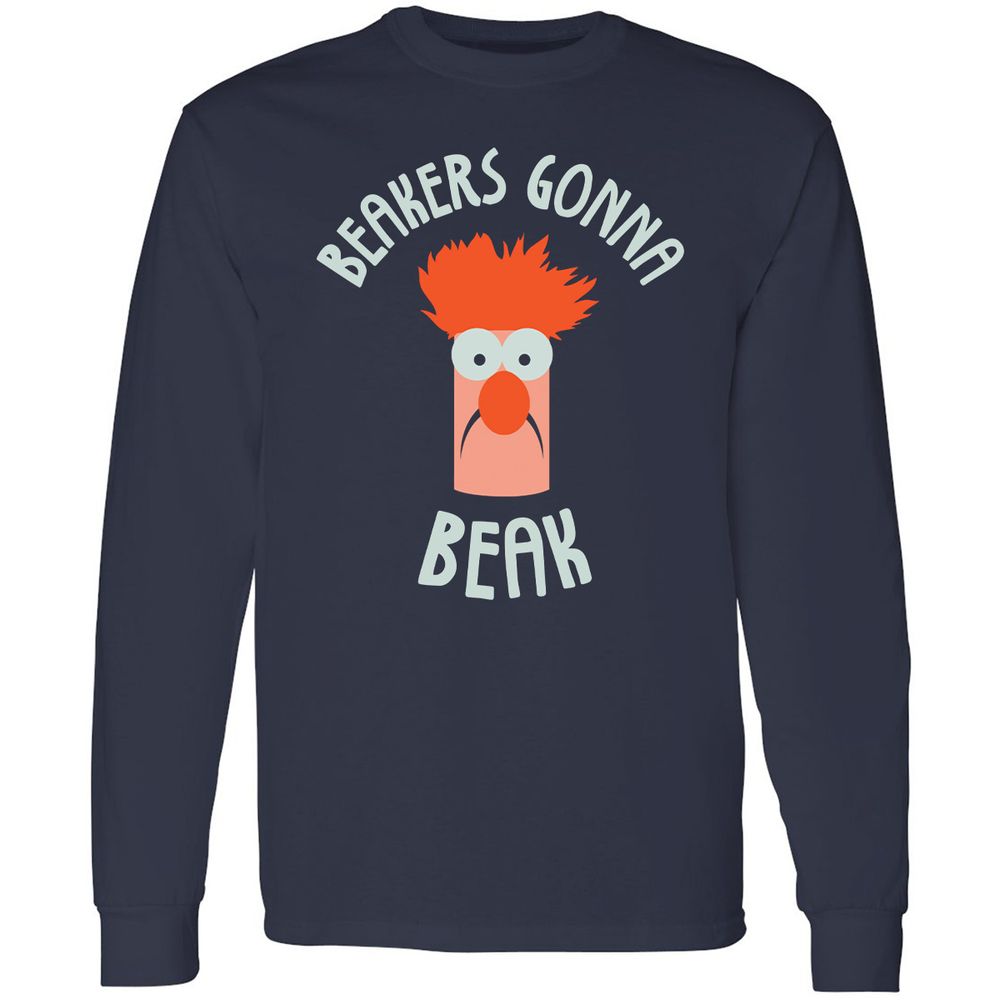 Long Sleeve T-Shirt - HB692YKT - Navy - 2