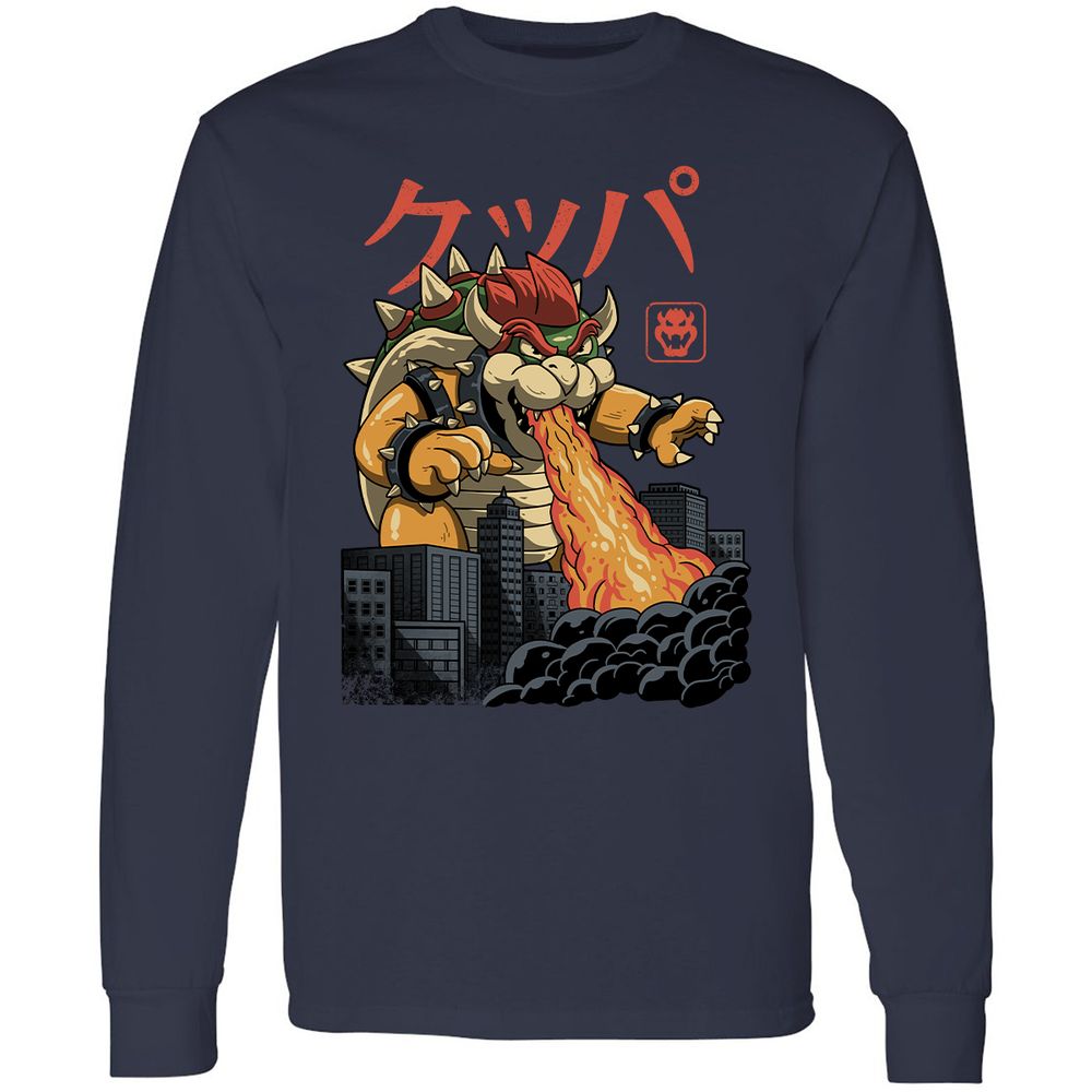 Long Sleeve T-Shirt - 99H2RZV3 - Navy - 2