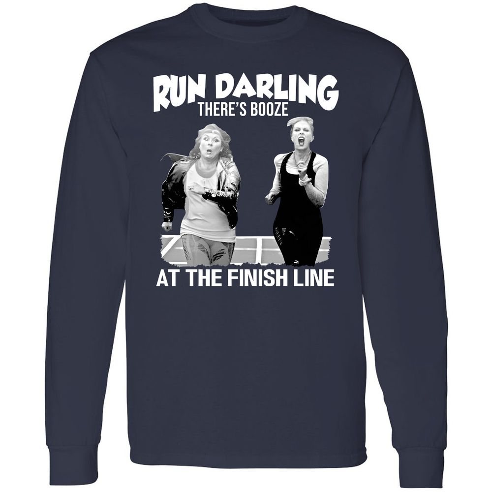 Run Darling Long Sleeve T-Shirt - Navy - 2