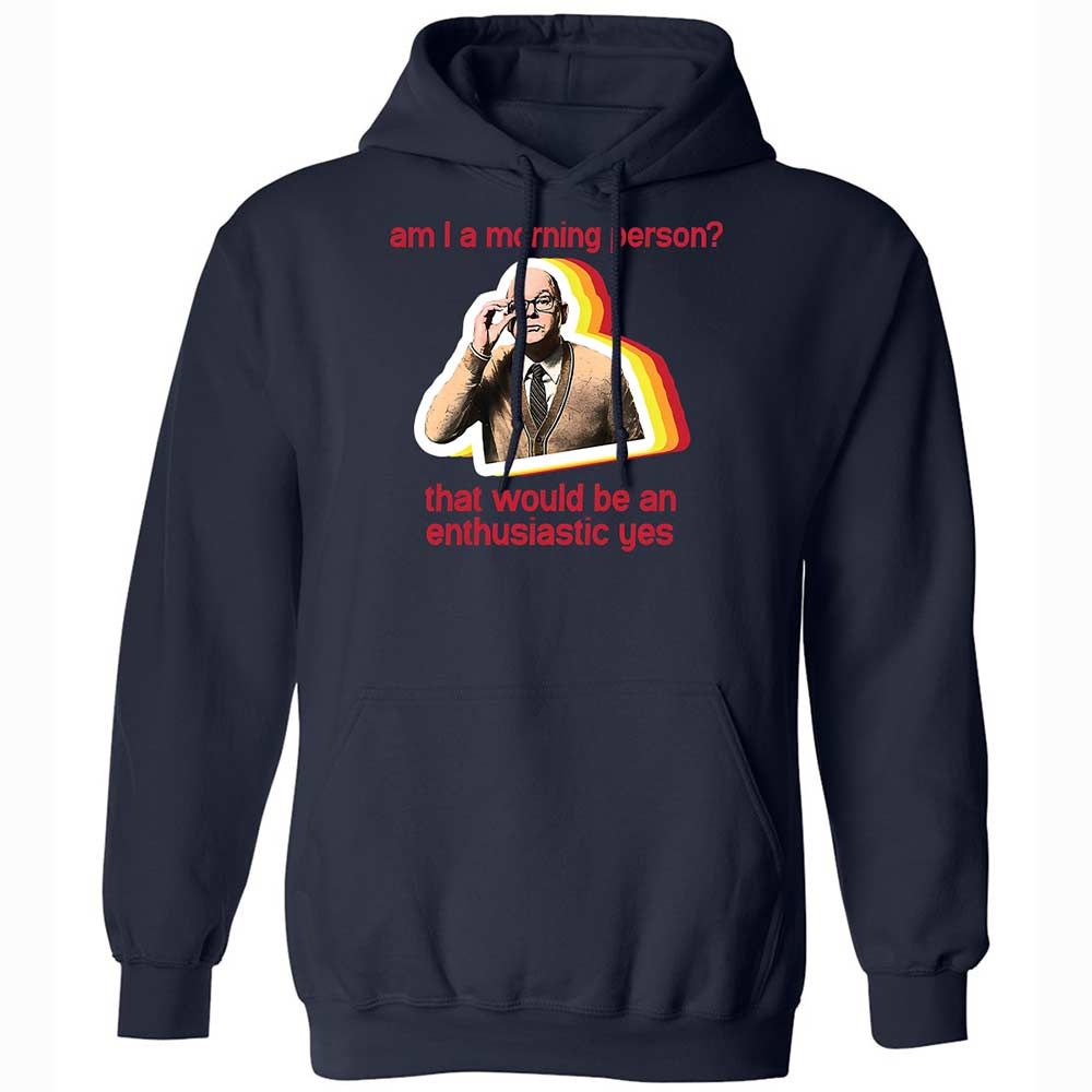 Classic Unisex Hoodie - ASFD7SLT - Navy - 2