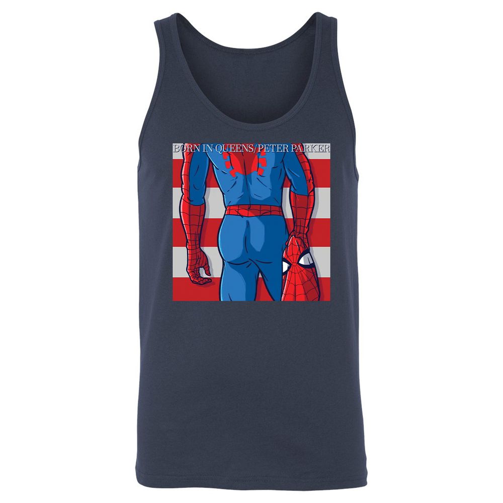 Unisex Jersey Tank - E4GMNV1A - Navy - 2