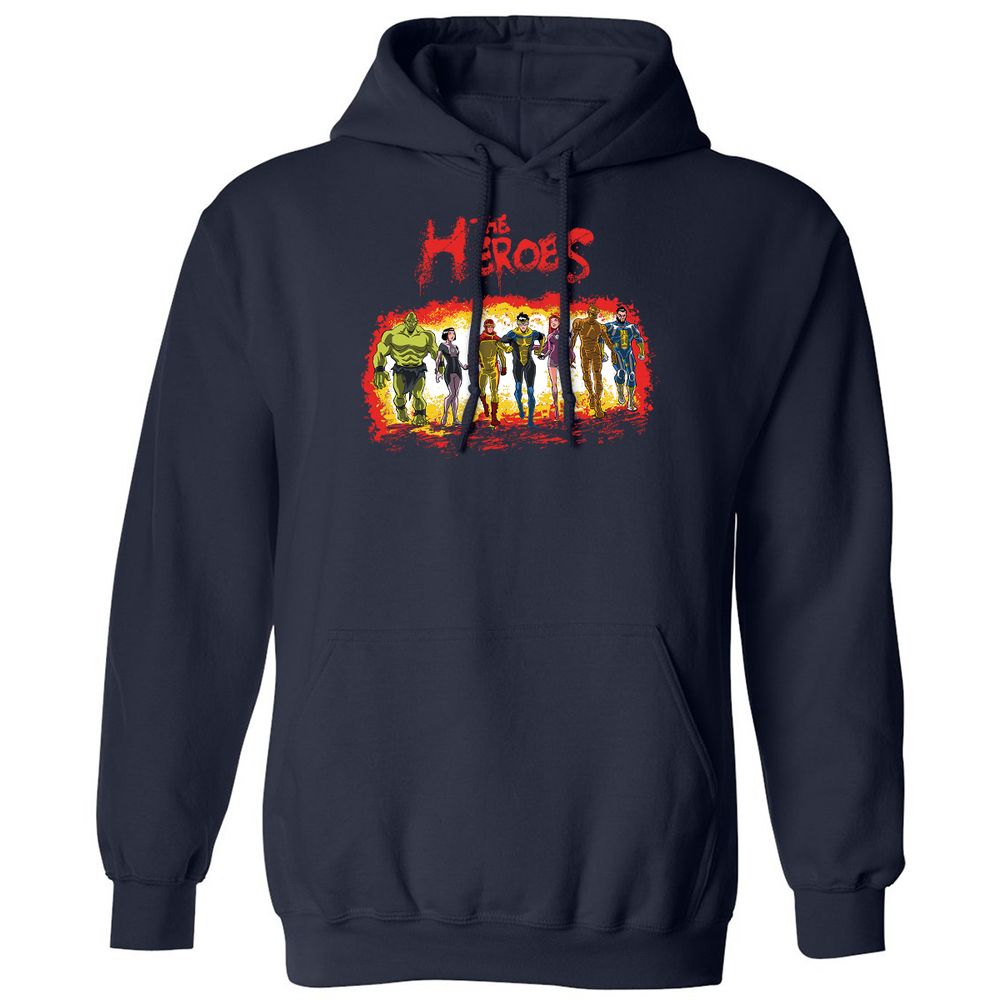 Classic Unisex Hoodie - J7MK5ZLS - Navy - 2