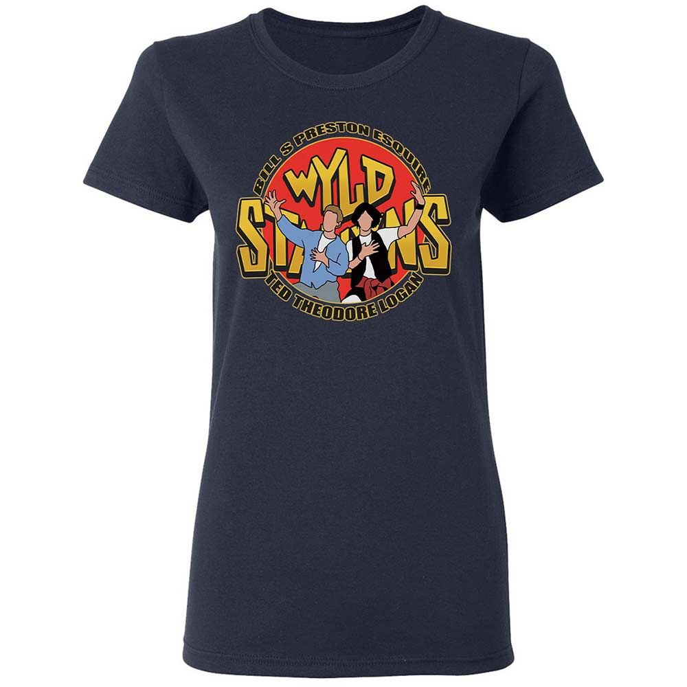 Women's T-Shirt - MD7BCFBL - Navy - 2