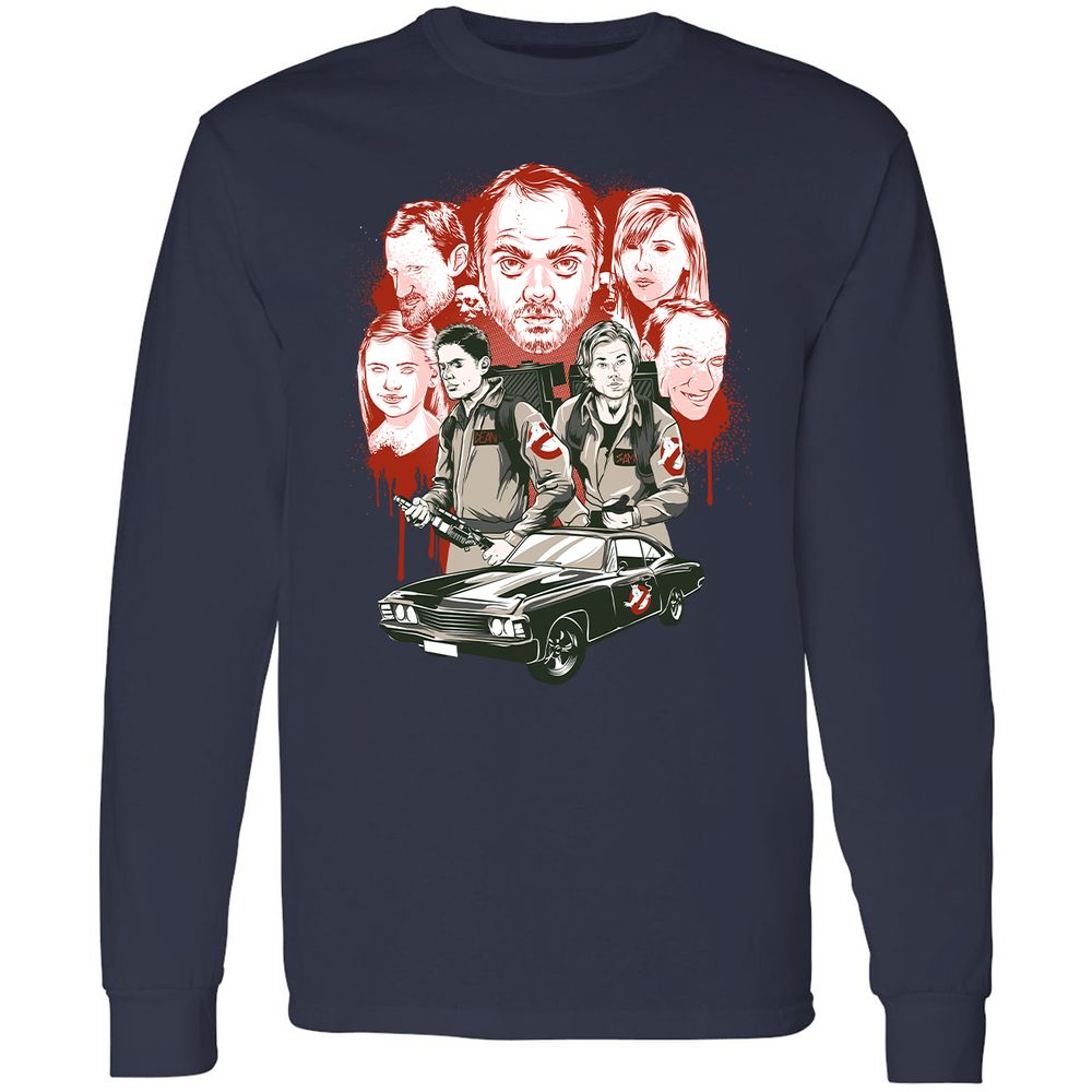 Long Sleeve T-Shirt - 56VHR878 - Navy - 2