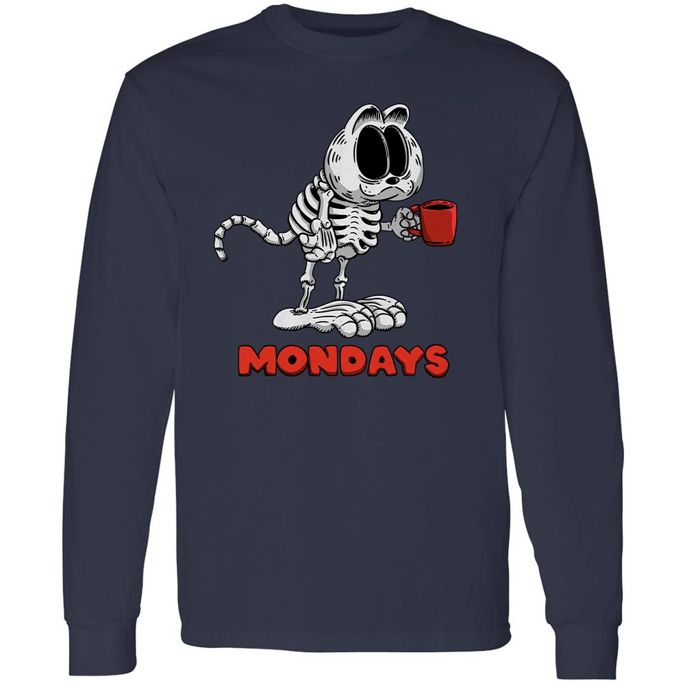 Long Sleeve T-Shirt - EZGPTWYH - Navy - 2