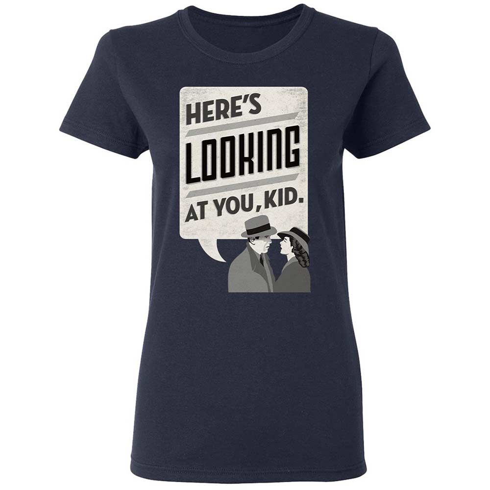 Here's Looking at You Kid - Navy - 2