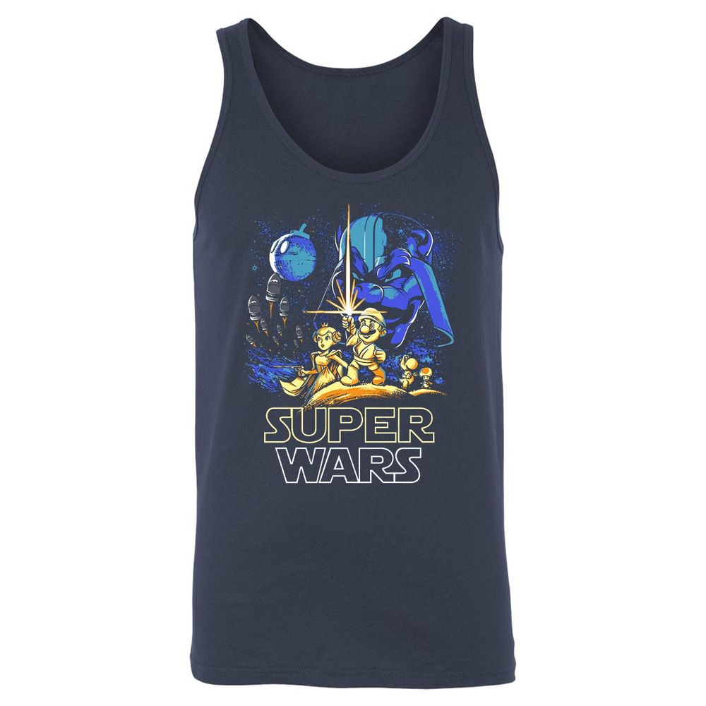 Unisex Jersey Tank - W7T2U2KV - Navy - 2