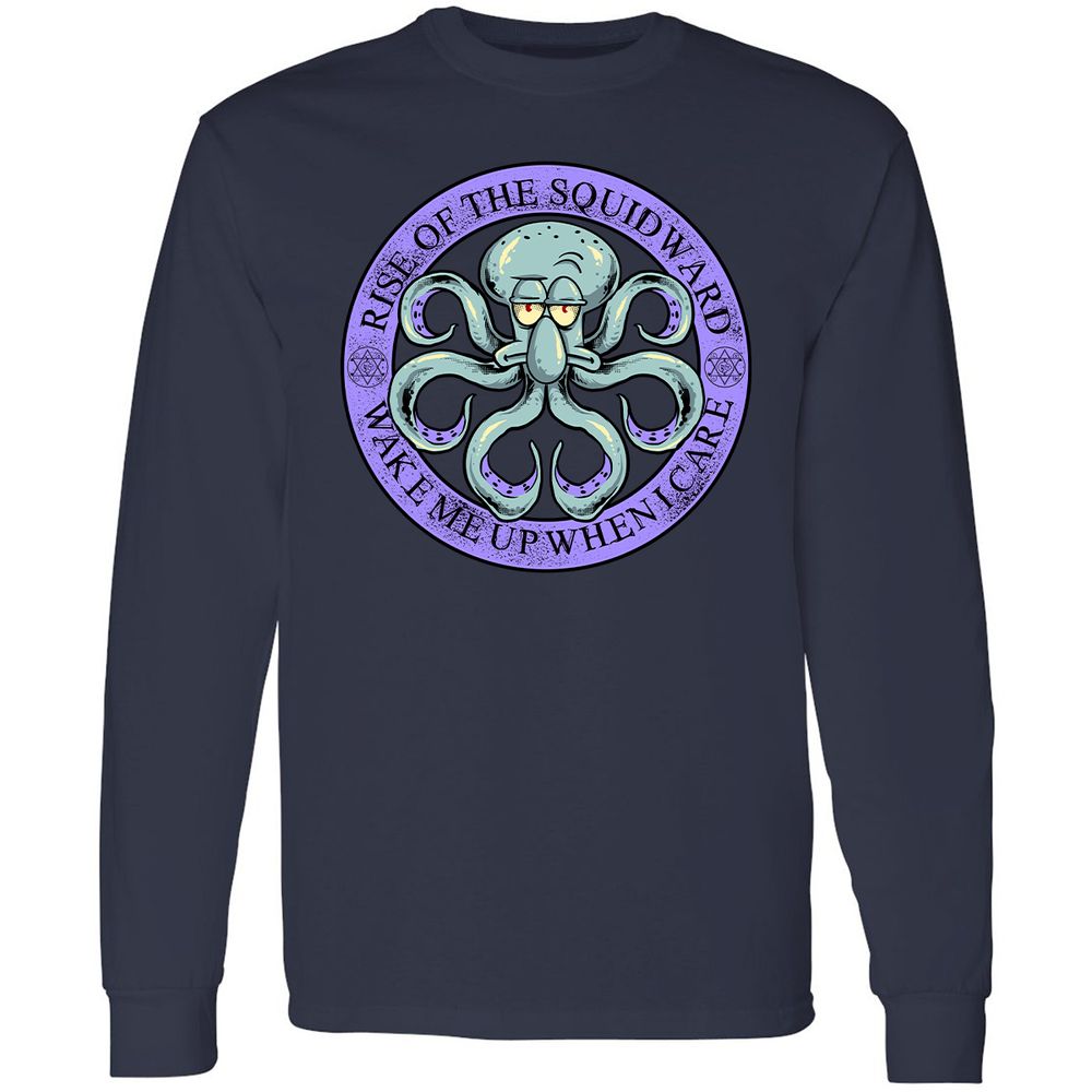 Long Sleeve T-Shirt - W2RMNTBE - Navy - 2