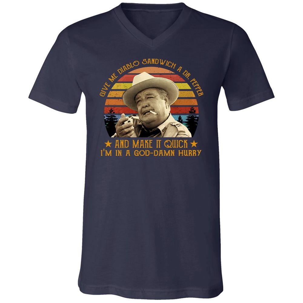 Unisex V-Neck T-Shirt - BC1VNWB1 - Navy - 2