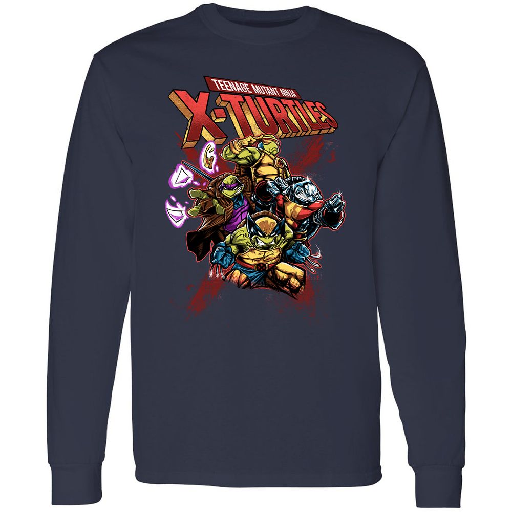 Long Sleeve T-Shirt - 8L6EBUMA - Navy - 2