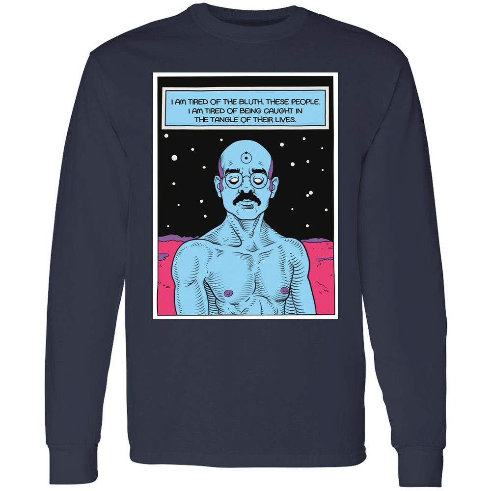 Long Sleeve T-Shirt - 2B332L7P - Navy - 2