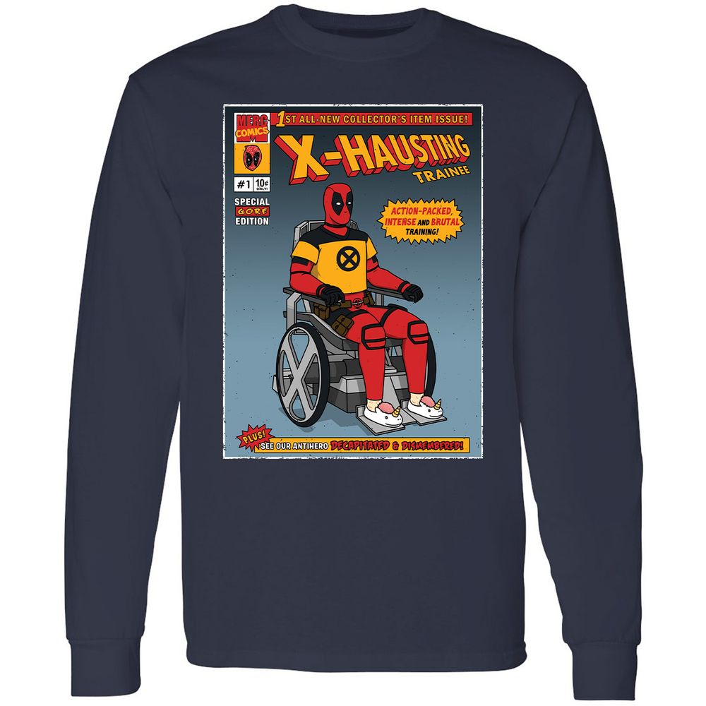 Long Sleeve T-Shirt - NWHKGTDN - Navy - 2