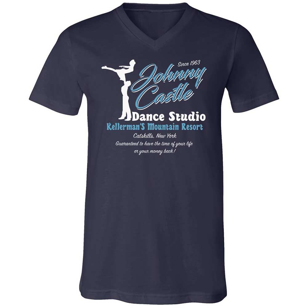 Unisex V-Neck T-Shirt - XXLJBML9 - Navy - 2
