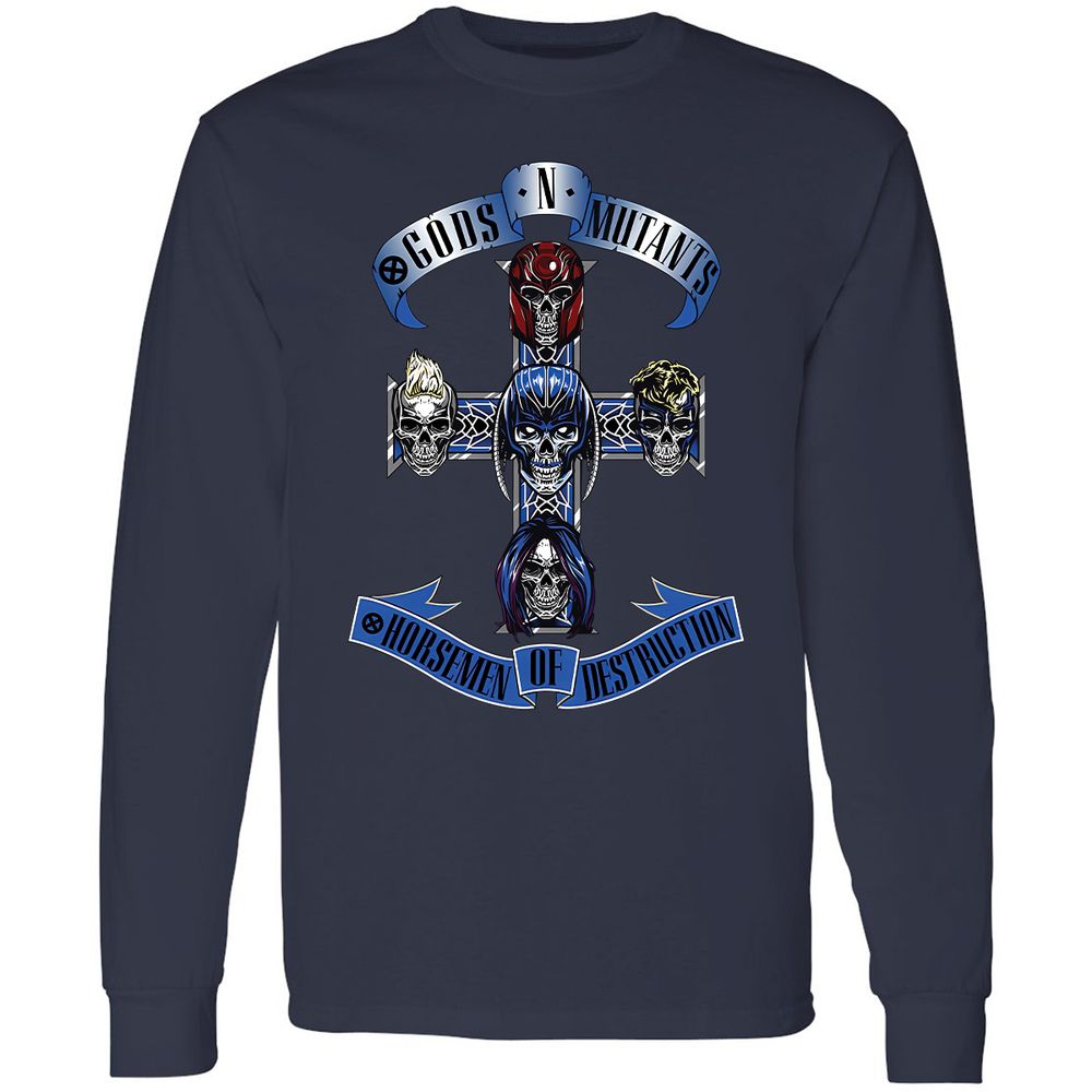 Long Sleeve T-Shirt - W8AGC5TT - Navy - 2
