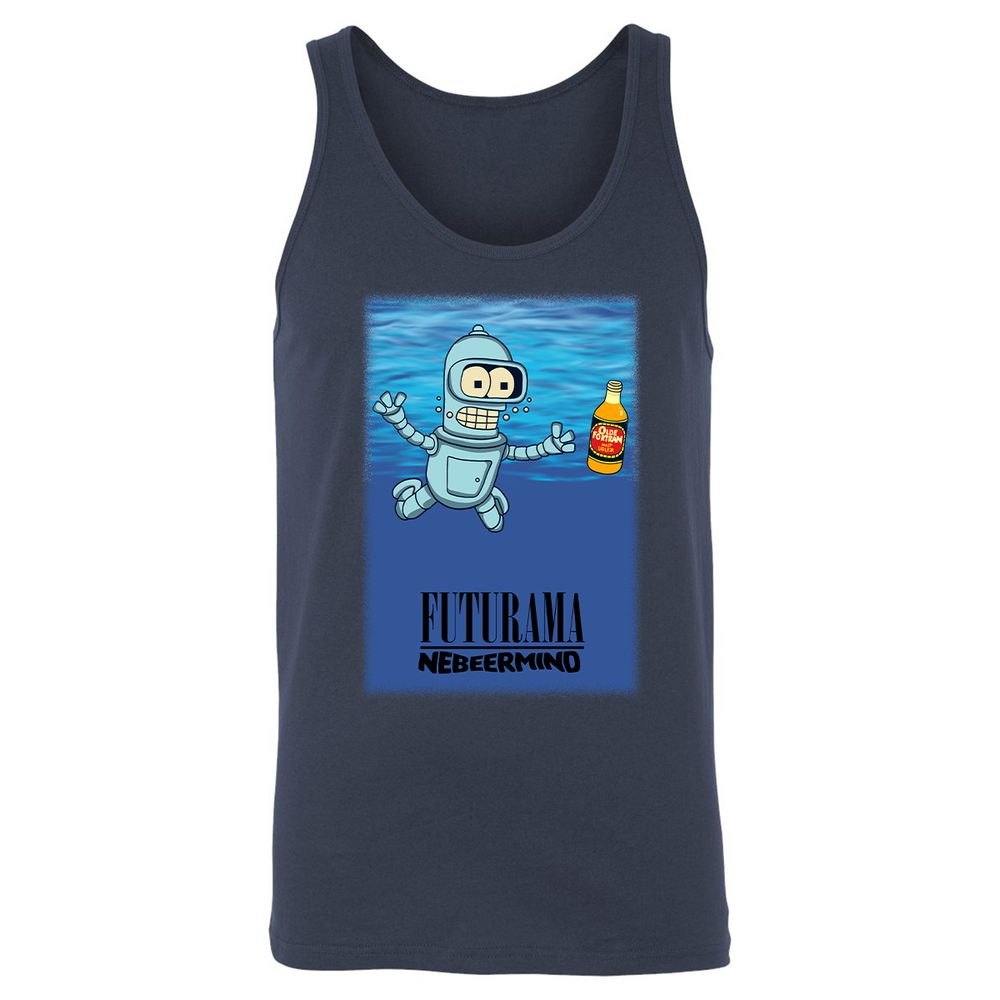 Unisex Jersey Tank - 8VZNVHV8 - Navy - 2