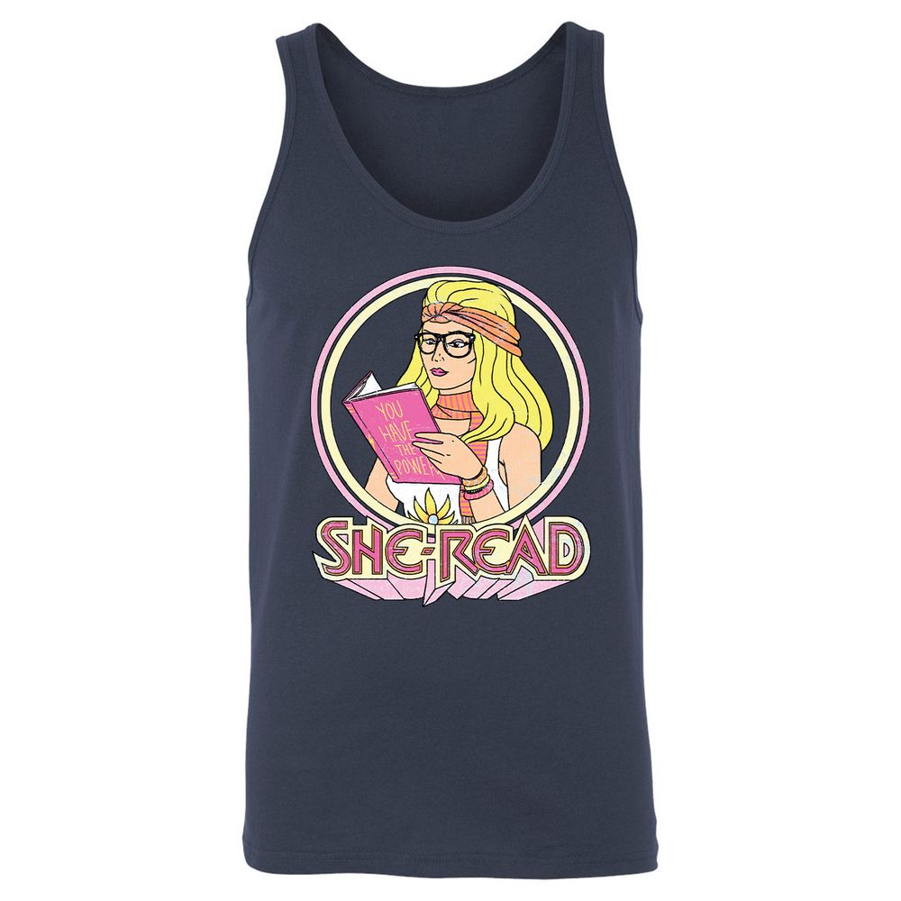 Unisex Jersey Tank - H4HVDUE5 - Navy - 2