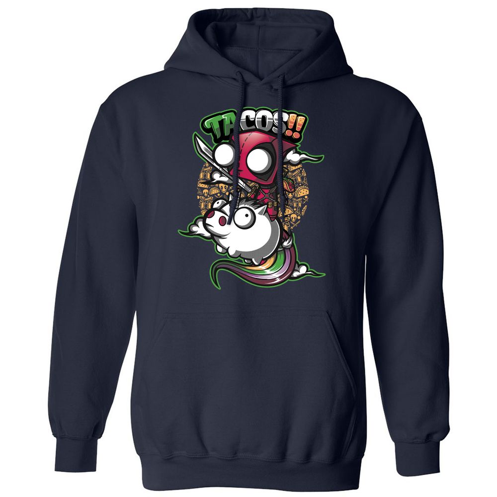 Classic Unisex Hoodie - QVTQSDG3 - Navy - 2